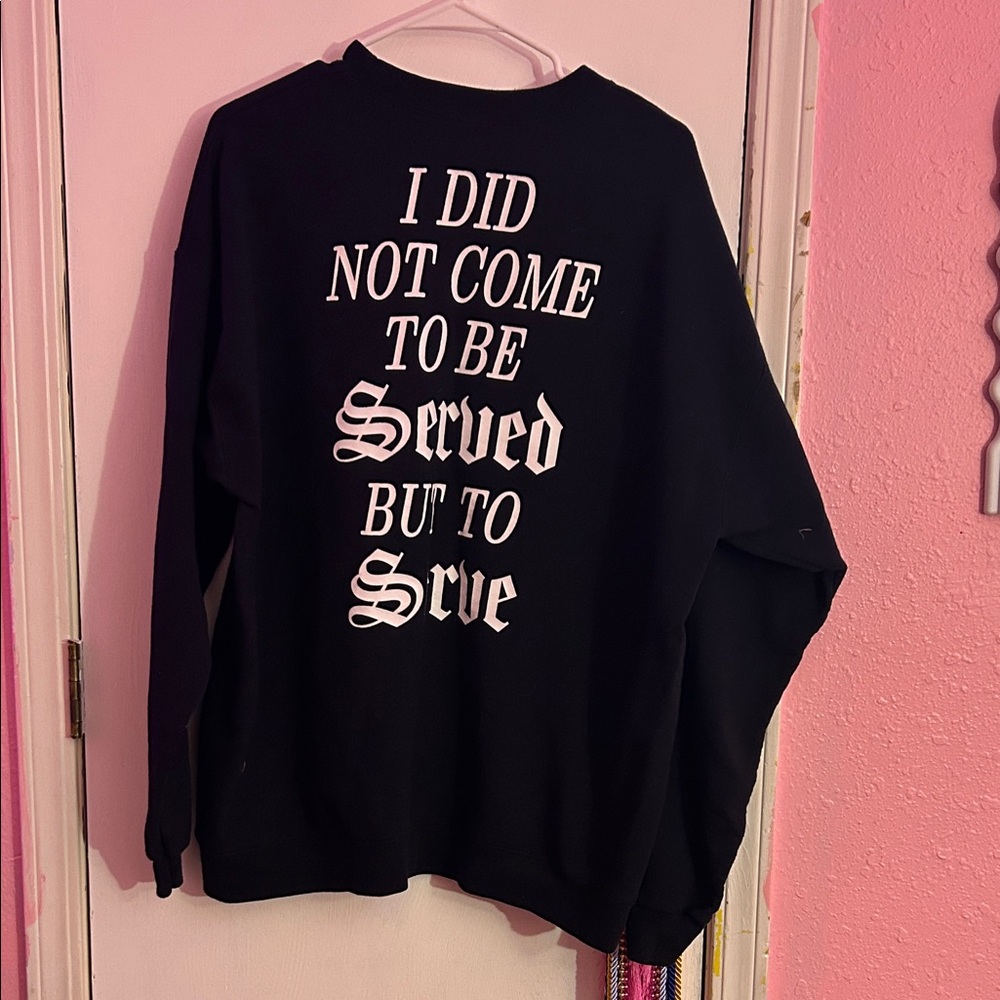 Hanes EcoSmart Black Sweatshirt